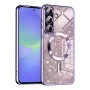 Калъф за Samsung Galaxy A36 5G - Luxury Glitter MagSafe - Светло лилав