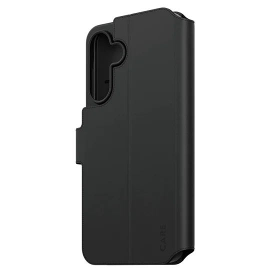 Калъф за Samsung Galaxy A36 5G - PanzerGlass® - Калъф-портфейл с функция CARE и стойка - Черен
