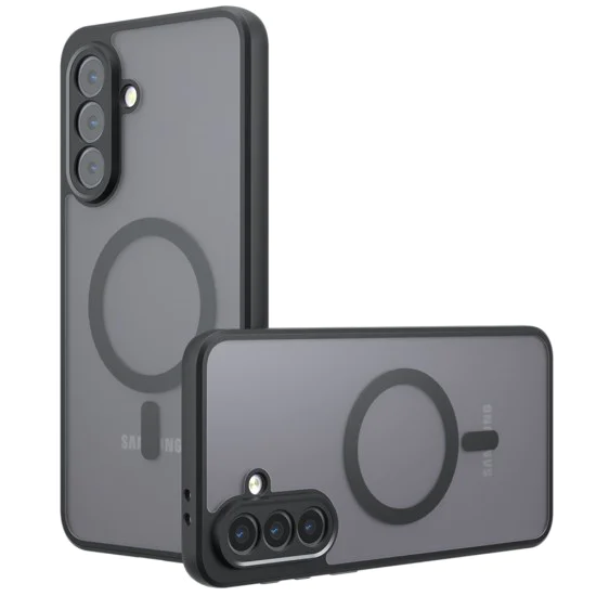 Калъф за Samsung Galaxy A36 5G - PureFrost MagSafe - Черен