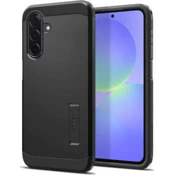 Калъф за Samsung Galaxy A36 5G - Spigen - Tough Armor - Черен