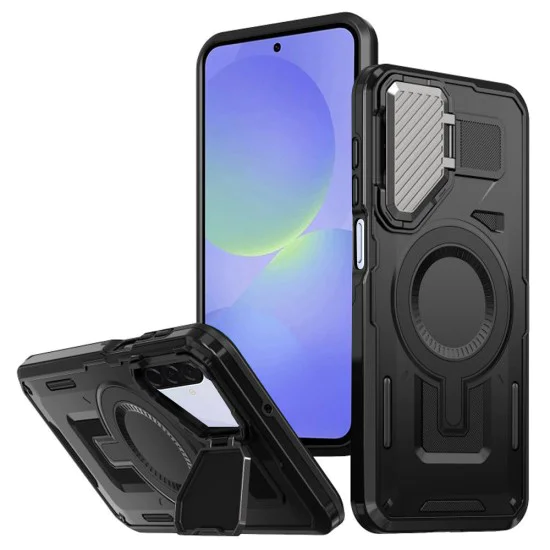 Калъф за Samsung Galaxy A36 5G - Techsuit - CamVault MagSafe - Черен