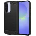 Калъф за Samsung Galaxy A37 5G - Techsuit Carbon Silicone - Черен