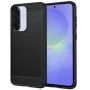 Калъф за Samsung Galaxy A37 5G - Techsuit Carbon Silicone - Черен