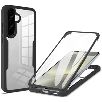 Калъф за Samsung Galaxy A37 5G - Techsuit ColorVerse 360 Series + Протектор - Черен