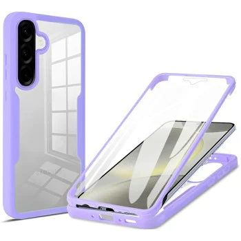 Калъф за Samsung Galaxy A37 5G - Techsuit ColorVerse 360 Series + Протектор - Лилав
