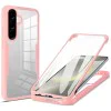 Калъф за Samsung Galaxy A37 5G - Techsuit ColorVerse 360 Series + Протектор - Розов