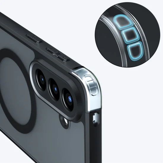 Калъф за Samsung Galaxy A37 5G - Techsuit PureFrost MagSafe - Матово черен