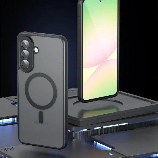 Калъф за Samsung Galaxy A37 5G - Techsuit PureFrost MagSafe - Матово черен
