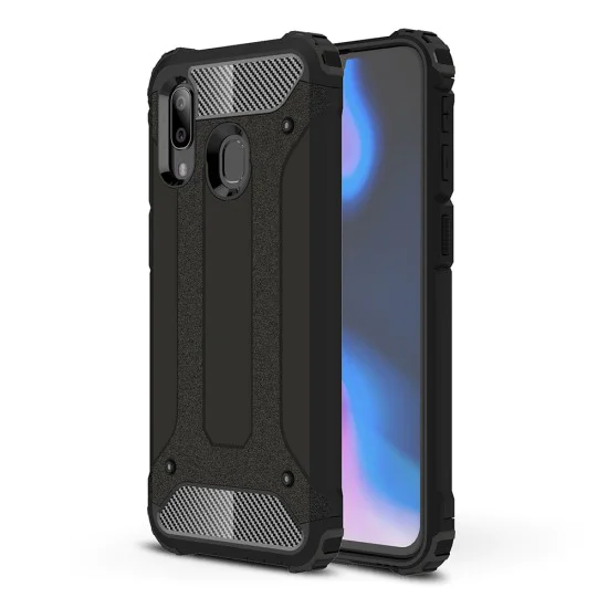 Калъф за Samsung Galaxy A40 - Hybrid Armor - Черен