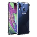 Калъф за Samsung Galaxy A40 - Удароустойчив Прозрачен Силиконов - Прозрачен
