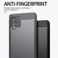 Калъф за Samsung Galaxy A42 5G - Carbon Silicone - Черен