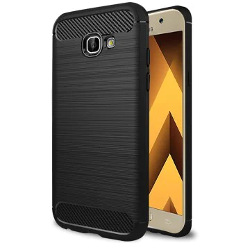 Калъф за Samsung Galaxy A5 2017 A520 - Carbon Silicone - Черен