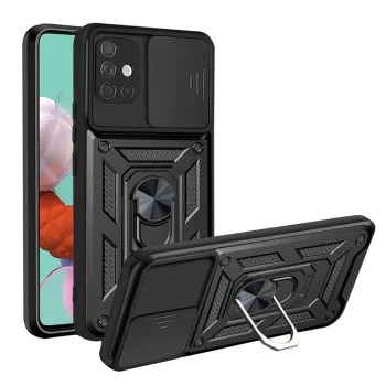 Калъф за Samsung Galaxy A51 4G - CamShield Series - черен