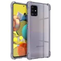 Калъф за Samsung Galaxy A51 4G - Techsuit - Удароустойчив Clear Silicone - Опушено Черен