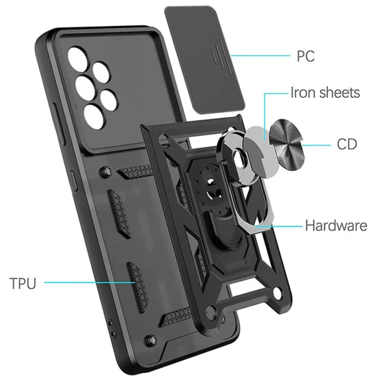 Калъф за Samsung Galaxy A52 4G / A52 5G / A52s 5G - CamShield Series - Зелен