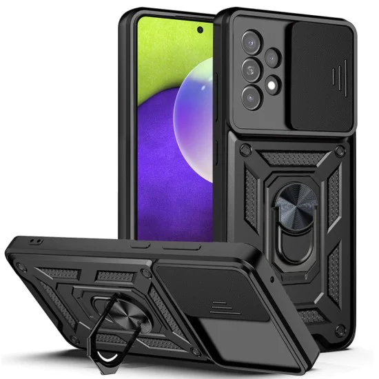 Калъф за Samsung Galaxy A52 4G / A52 5G / A52s 5G - CamShield Series - черен