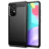 Калъф за Samsung Galaxy A52 4G / A52 5G / A52s 5G - Carbon Silicone - Черен