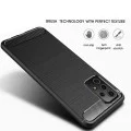 Калъф за Samsung Galaxy A52 4G / A52 5G / A52s 5G - Carbon Silicone - Черен