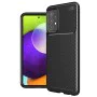 Калъф за Samsung Galaxy A52 4G / A52 5G / A52s 5G - CarbonFiber - Черен