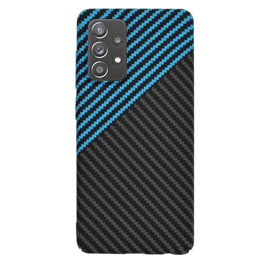 Калъф за Samsung Galaxy A52 4G / A52 5G / A52s 5G - Carbonite FiberShell - Blue Pulse