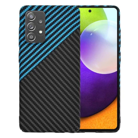 Калъф за Samsung Galaxy A52 4G / A52 5G / A52s 5G - Carbonite FiberShell - Blue Pulse