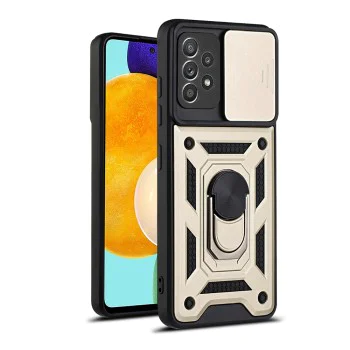 Калъф за Samsung Galaxy A52 4G / A52 5G / A52s 5G - Techsuit - серия CamShield - златен