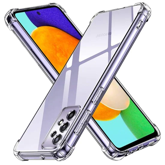 Калъф за Samsung Galaxy A52 4G / A52 5G / A52s 5G - Удароустойчив Прозрачен Силиконов - Прозрачен