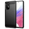 Калъф за Samsung Galaxy A53 5G - Carbon Silicone - Черен