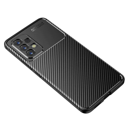 Калъф за Samsung Galaxy A53 5G - CarbonFiber - Черен