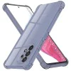 Калъф за Samsung Galaxy A53 5G - Techsuit - Удароустойчив Clear Silicone - Опушено Черен