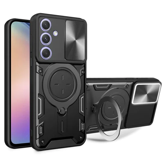 Калъф за Samsung Galaxy A54 - CamGuard Pro - Черен