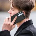 Калъф за Samsung Galaxy A54 - Carbon Silicone - Черен