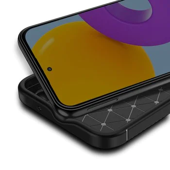 Калъф за Samsung Galaxy A54 - CarbonFiber - Черен
