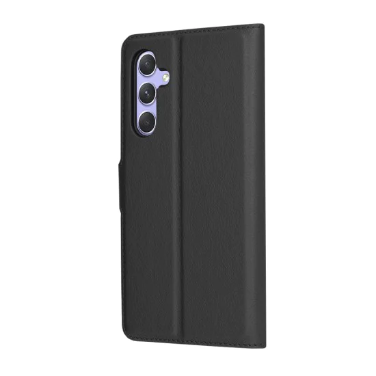 Калъф за Samsung Galaxy A54 - Кожено Протектор - Черен