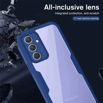 Калъф за Samsung Galaxy A54 + Протектор - ColorVerse 360 ​​Series - Син