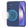 Калъф за Samsung Galaxy A54 - SoftFlex MagSafe - Navy Blue