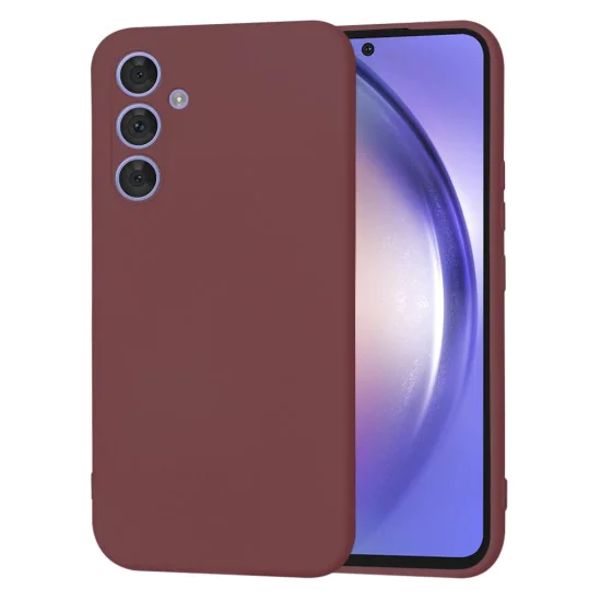 Калъф за Samsung Galaxy A54 - SoftFlex - Plum Red
