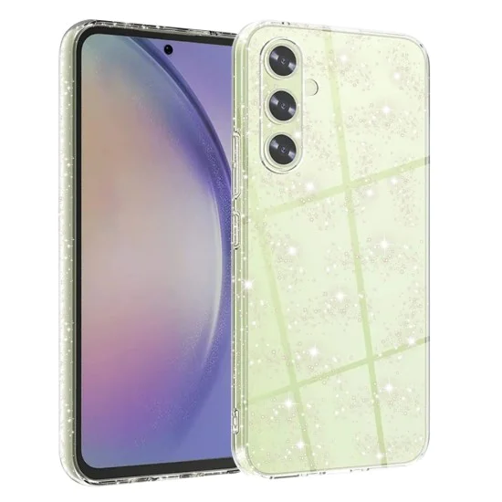 Калъф за Samsung Galaxy A54 - SparkleSkin Series - Clear