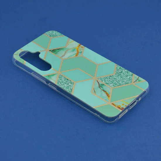 Калъф за Samsung Galaxy A54 - Techsuit - Marble Series - Green Hex