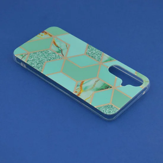 Калъф за Samsung Galaxy A54 - Techsuit - Marble Series - Green Hex