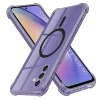 Калъф за Samsung Galaxy A54 - Techsuit - Удароустойчив Clear Silicone MagSafe - Опушено Черен