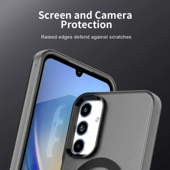 Калъф за Samsung Galaxy A55 5G - CandyCase MagSafe - Черен