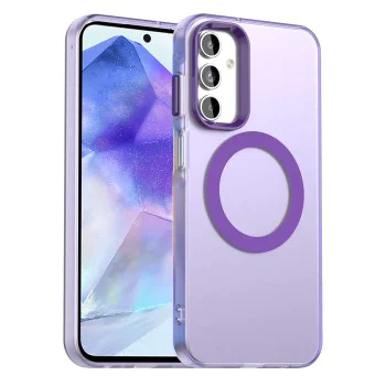 Калъф за Samsung Galaxy A55 5G - CandyCase MagSafe - Лилав