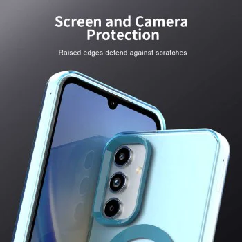 Калъф за Samsung Galaxy A55 5G - CandyCase MagSafe - син