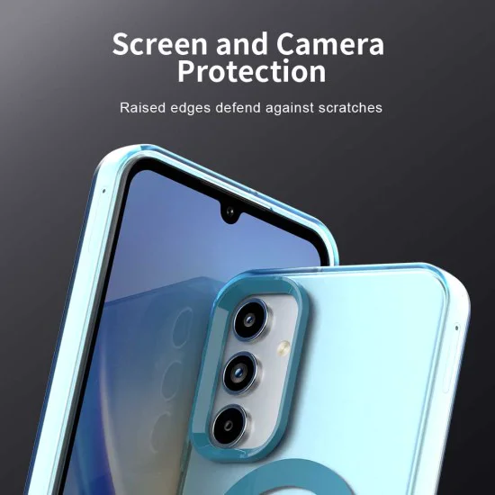 Калъф за Samsung Galaxy A55 5G - CandyCase MagSafe - син