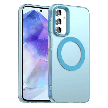 Калъф за Samsung Galaxy A55 5G - CandyCase MagSafe - син