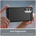 Калъф за Samsung Galaxy A55 5G - Carbon Silicone - Черен