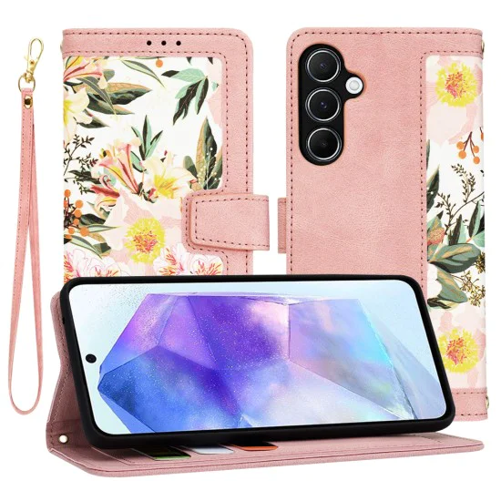 Калъф за Samsung Galaxy A55 5G - FlipCraft - Sweetheart Pink