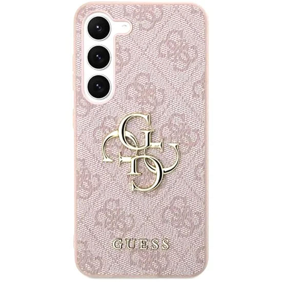 Калъф за Samsung Galaxy A55 5G - Guess - Hardcase 4G Big Metal Logo (GUHCSA554GMGPI) - Розов