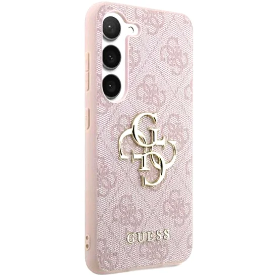Калъф за Samsung Galaxy A55 5G - Guess - Hardcase 4G Big Metal Logo (GUHCSA554GMGPI) - Розов